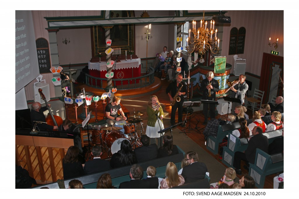 Jazzgudstjeneste i Heggedal kirke